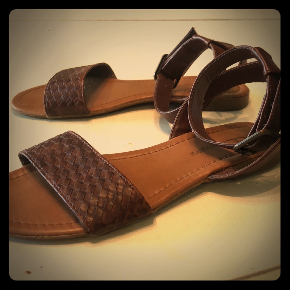 By CLaundry Sandals with Ankle Strap